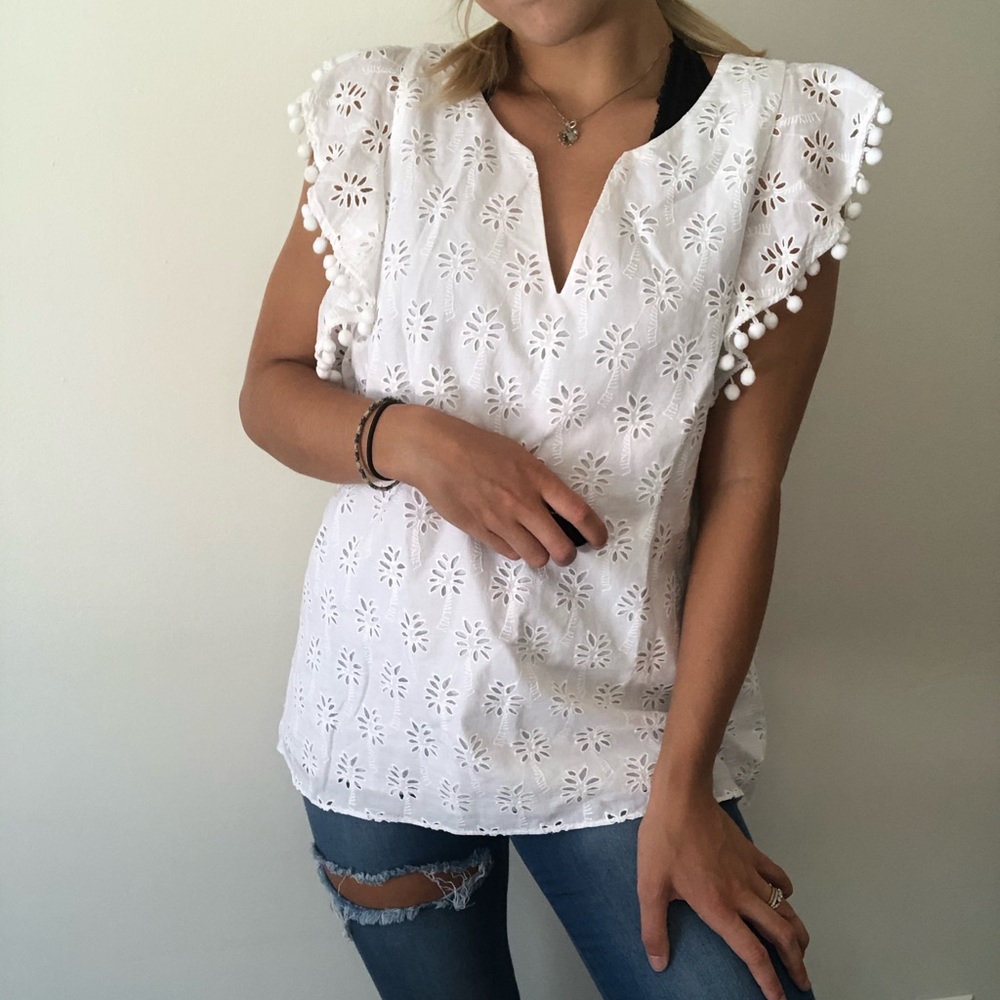 Lily Pulitzer embroidered top